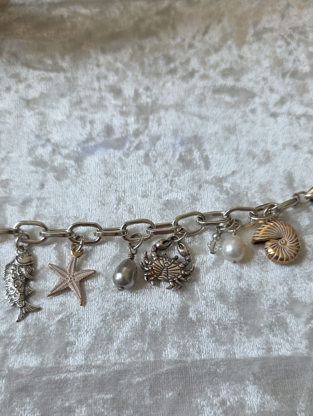 Brighton Coastal Dainty Charm Chain Necklace & Bracelet - Picture 12 of 14
